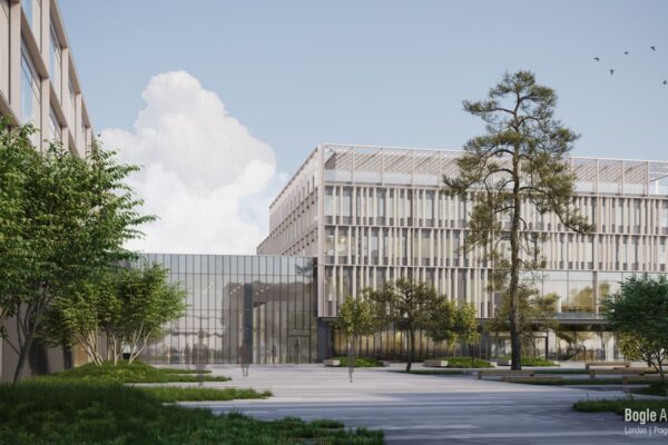 Kampus Univerzity Karlovy v Hradci Králové, autoři a vizualizace Bogle Architects
