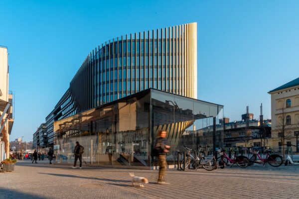 Vstup do metra u Masarykova nádraží, autoři perspektiv, foto Penta