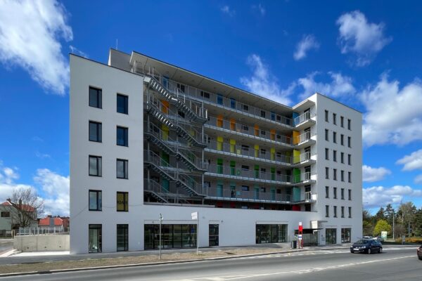 Bytový dům Happi Milánská v Praze, Schindler Seko architekti, foto zdroj YIT