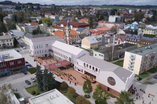 Spolkový dům Humpolec, soutěž, vítězný návrh studio AEIOU, zdroj město Humpolec