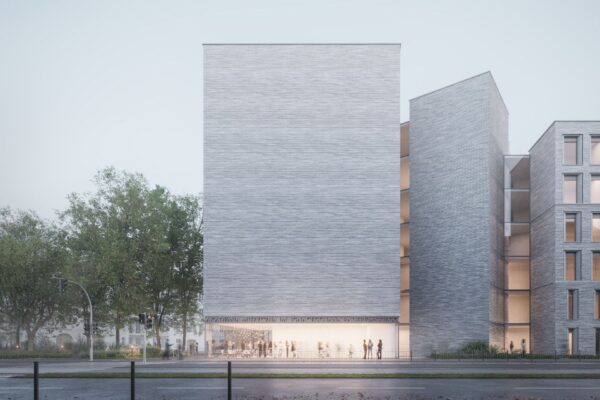 Hudební akademie Ignacyho Jana Paderewského v Poznani, autoři WXCA,  vizualizace Piotr Banak