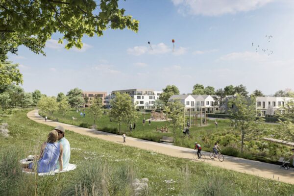 Rezidenční čtvrť pro 13 000 lidí v Praze, autoři UNIT architekti, zdroj IPR Praha