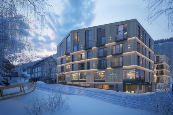Resort Svatá Barbora v Peci pod Sněžkou, vizualizace archiv Svatá Barbora