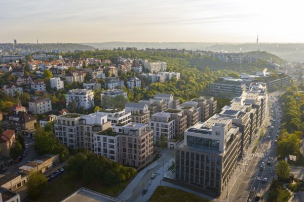 Nájemní bytové domy pro Arcibiskupství pražské, autoři M1 Architekti, zdroj Penta Real Estate