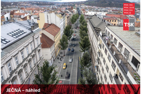 Rekonstrukce magistrály "PO", vizualizace, zdroj: TSK / Ateliér PROMIKA