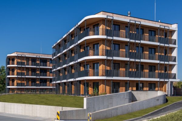 Dřevostavby bytových domů Timber Praha, zdroj UBM Development Czechia