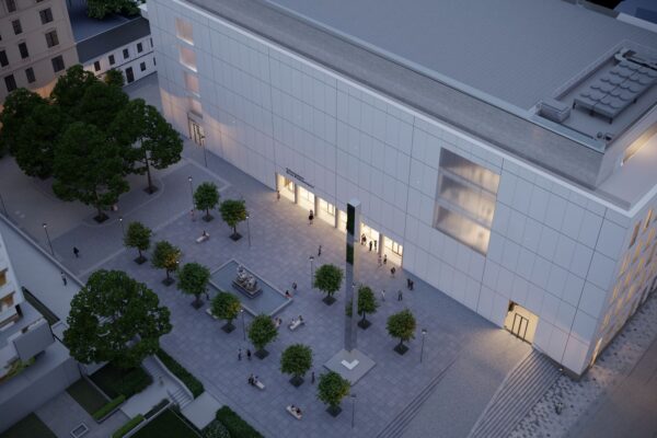 Janáčkovo kulturní centrum, autoři Atelier M1 architekt a Ateliér Brno, vizualizace Ateliér Brno