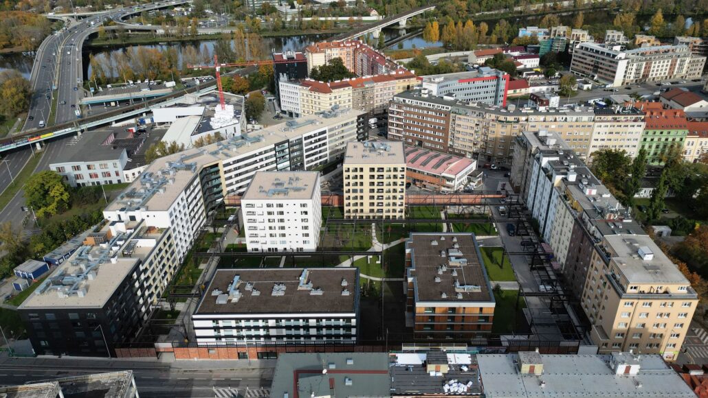 Bydlení Pergamenka v Praze, autoři A69 – architekti, foto Jiří Hroník