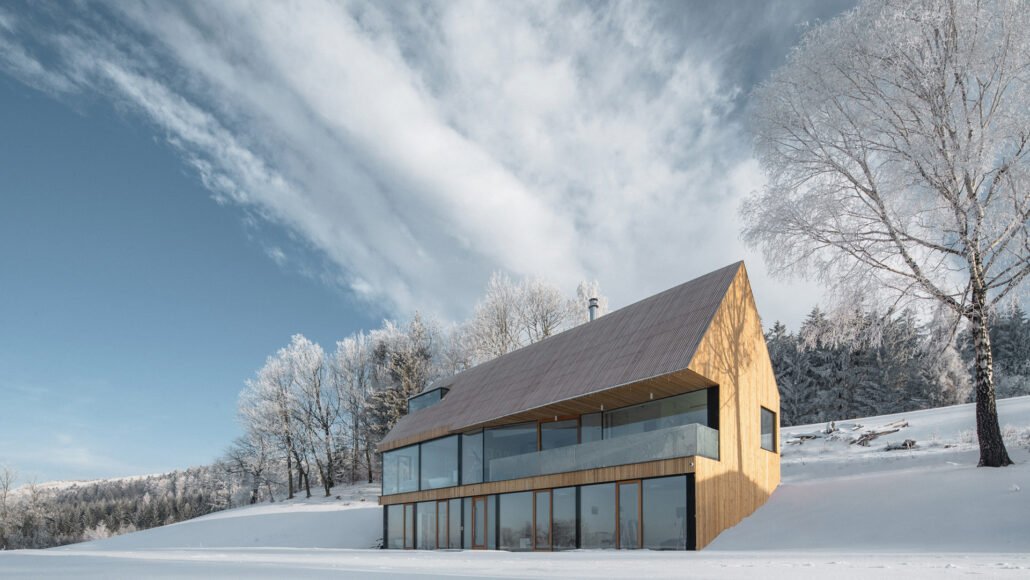 Rodinný dům v Krkonoších, autoři Fránek Architects, foto Petr Polák