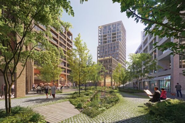 Nové centrum Hostivař, autoři konsorcium UNIT+A69+DUA+Land05+ONPlan, vizualizace SDAR