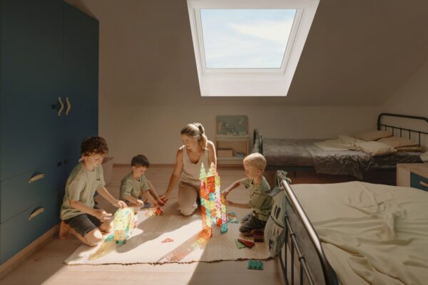 Střešní okna VELUX zajistila světlo i tepelnou pohodu
