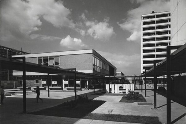 Pankrácká obchodní ulice inspirovaná rotterdamskou Lijnbaan, soukromý archiv Jiřího Lasovského st.