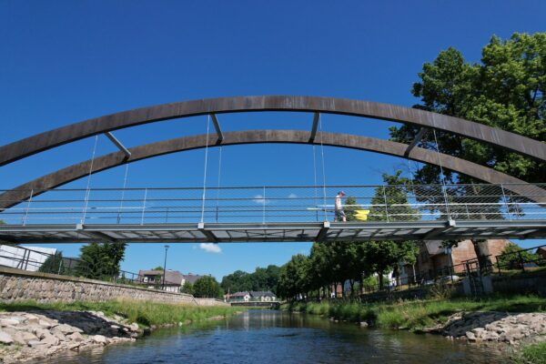 Lávka přes Divokou Orlici v Žamberku, autoři Kloknerův ústav ČVUT v Praze a Bridge Structures, foto archiv autorů