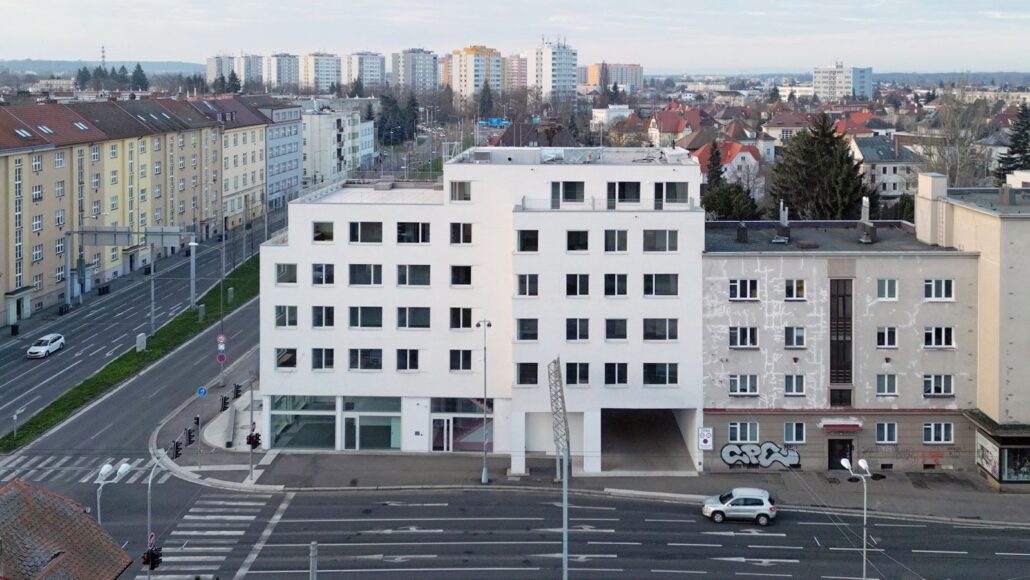 Rezidence Gočárova v Hradci Králové, autoři GRIMM Architekti, foto Petr Šmídek