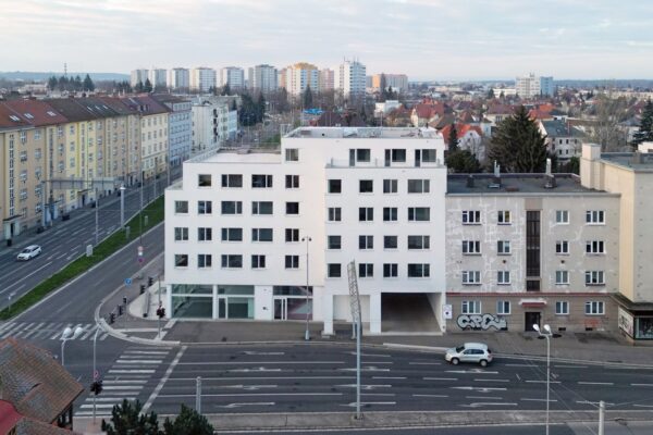 Rezidence Gočárova v Hradci Králové, autoři GRIMM Architekti, foto Petr Šmídek