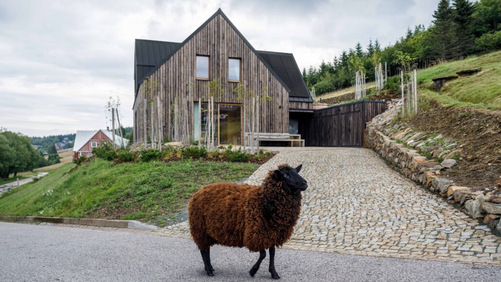Rodinná bouda v Krkonoších, autoři OK PLAN ARCHITECTS, foto Anna Pleslová