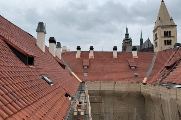 Oprava bývalého Ústavu šlechtičen na Pražském hradě, zdroj Správa Pražského hradu