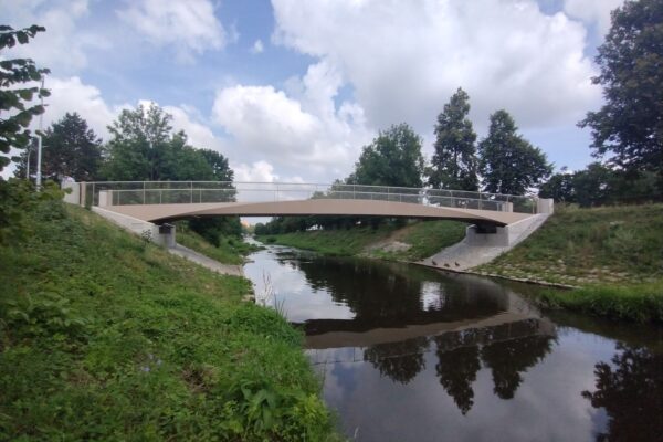 Lávka v Chrudimi, autoři Anta Ingeniería Civil, S.L.P., foto zdroj Město Chrudim