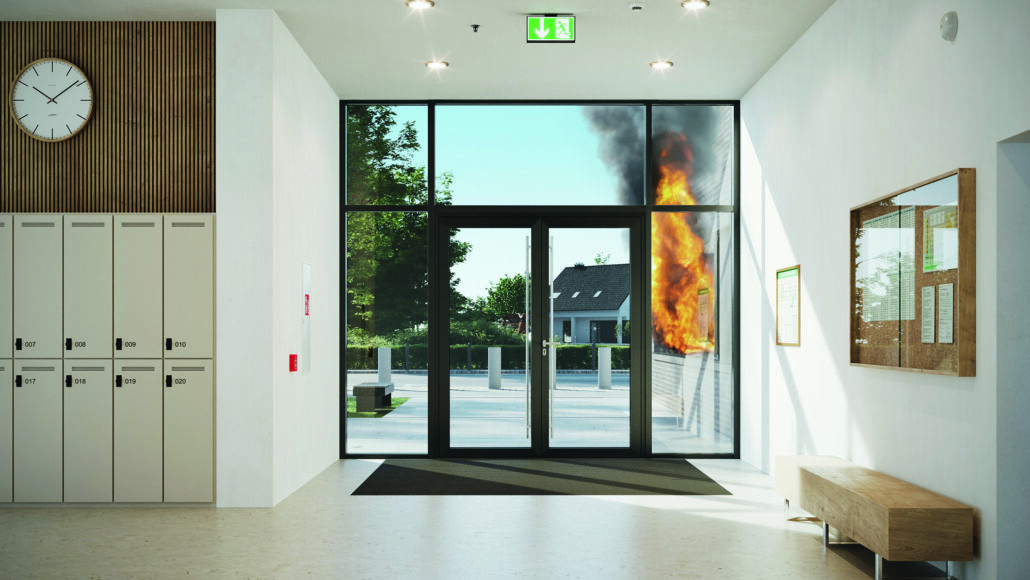 Dveře Schüco FireStop prodlužují čas ochrany na 90 minut