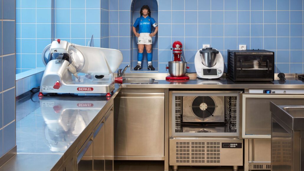 Pizzerie Da Pietro v Praze, autoři Neuhäusl Hunal, foto Radek Úlehla