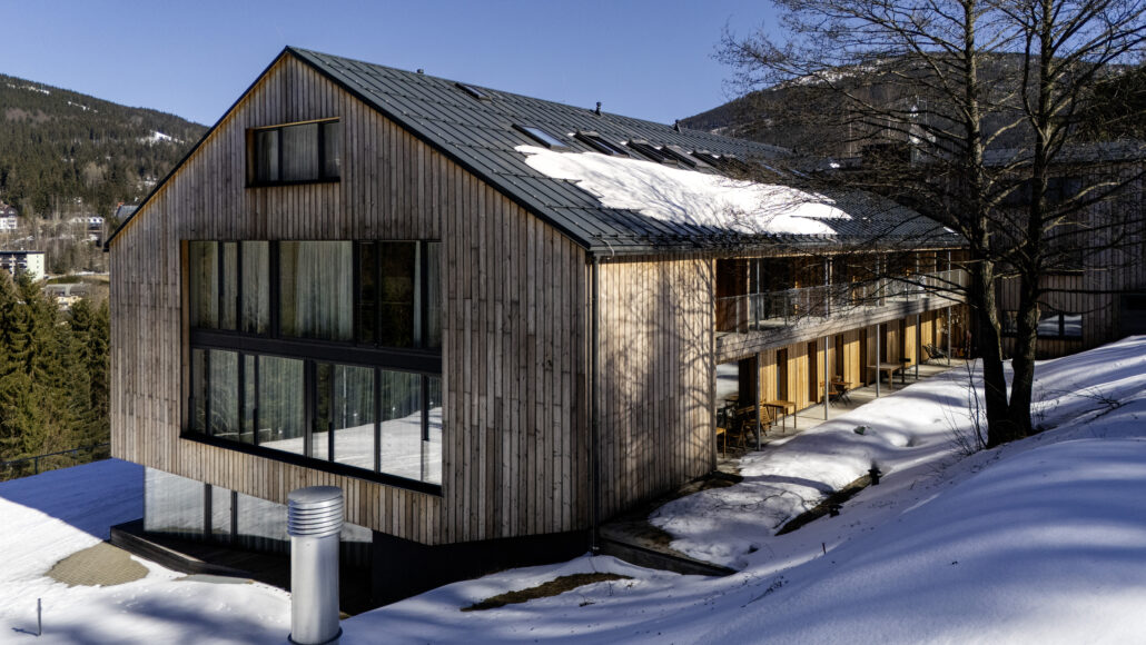 Na „Špindl“ je krásný výhled: Residence Alpina Špindl s okny REHAU