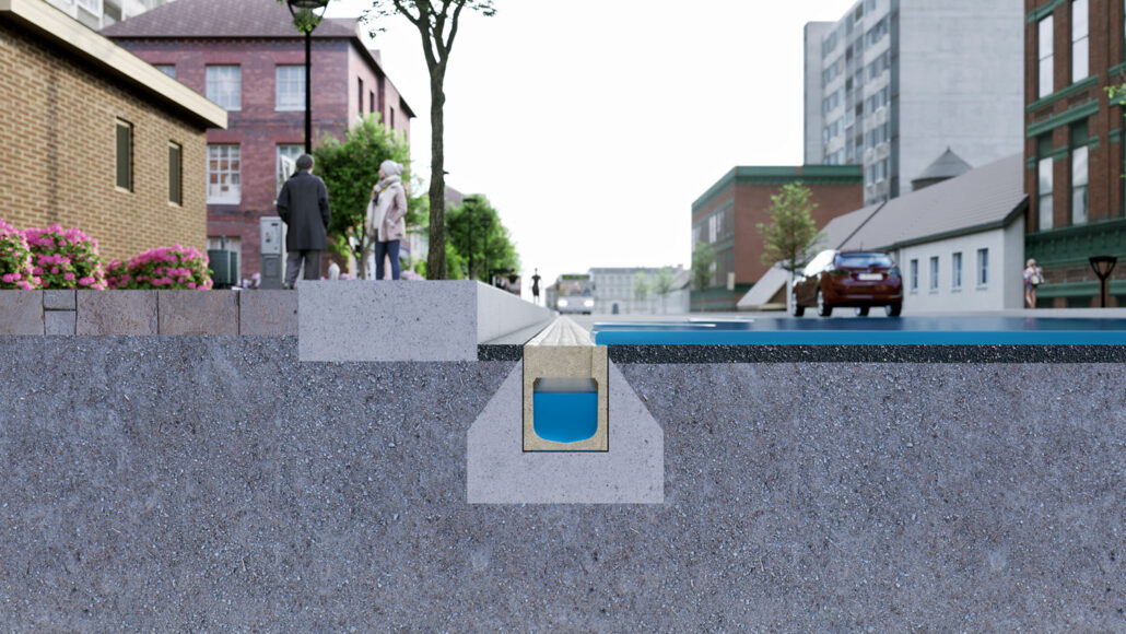 MEA dodala odvodnění pro Dvorecký most s atypickými žlaby na míru