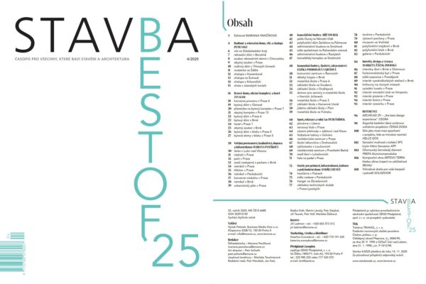 Časopis Stavba 4/2025, speciál Best of STAVBA 2025