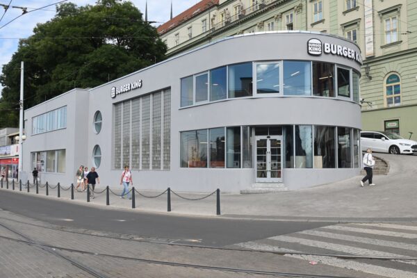 Funkcionalistický Čedok v Brně po rekonstrukci, zdroj Magistrát města Brna