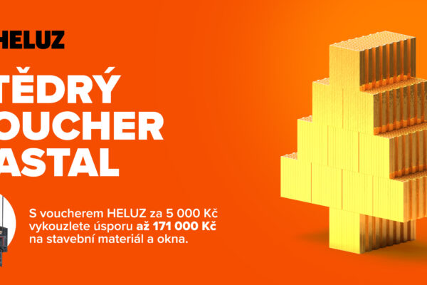 Štědrý voucher nastal: Vánoční akce HELUZ nabízí úsporu až 171 000 Kč