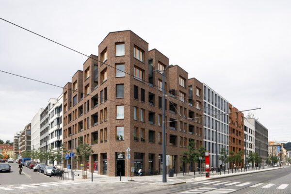 Smíchov City v Praze, bytový dům 4 v bloku 2, autoři Lábus AA, foto archiv Sekyra Group / Tomáš Souček