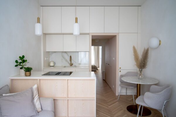 Interiér bytu v Praze, autoři BekArch, foto Markéta Vlasatá