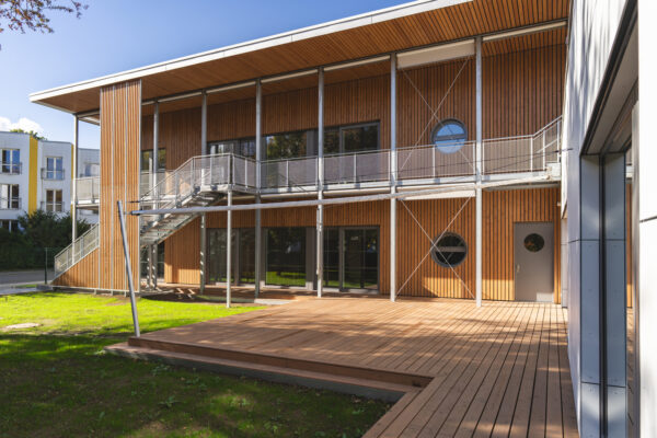 Budova univerzitních dětských skupin, autoři Dragoun architekt, foto a zdroj ČZU