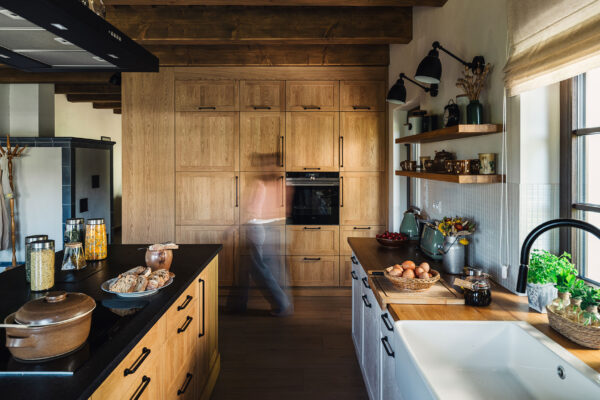 Interiér šumavské chalupy, autorka Anke Glut, foto Robert Tichý