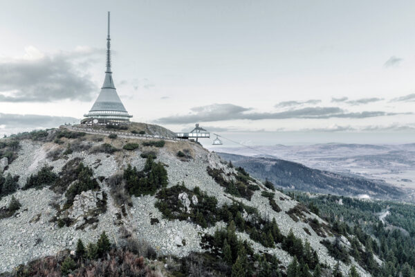 Nové zázemí lanové dráhy na Ještěd, autoři a vizualizace SIAL architekti a inženýři, zdroj město Liberec