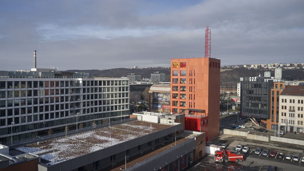 Centrála hasičů v Praze, autoři Architektura, foto Filip Šlapal