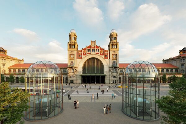 Odbavovací hala na hlavním nádraží získá novou izolaci, vizualizace Správa železnic