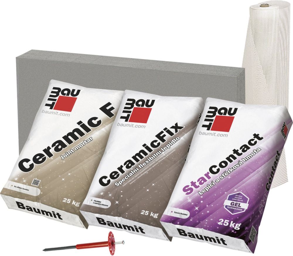 Baumit Ceramic je zateplovací systém určený pro použití s keramickým nebo kamenným obkladem, který spojuje úsporu energie a vysokou odolnost. Zajišťuje dlouhou životnost a spolehlivost fasády