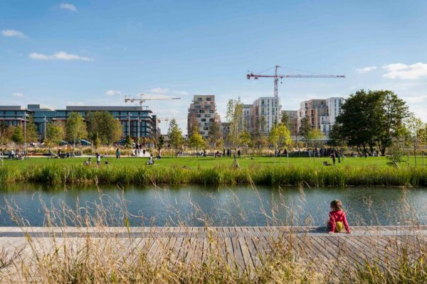 Olympijský park v Paříži, autoři AgenceTer, foto Landezine, zdroj Urbanscapes