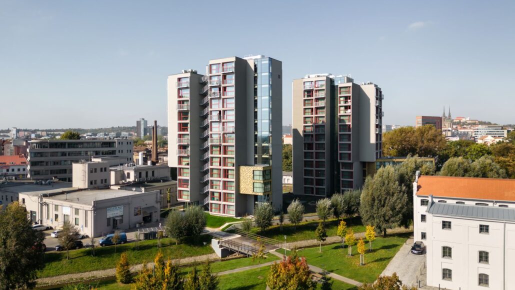 Obytný soubor Domeq II a III v Brně, autoři Studio acht, foto Tomáš Slavík