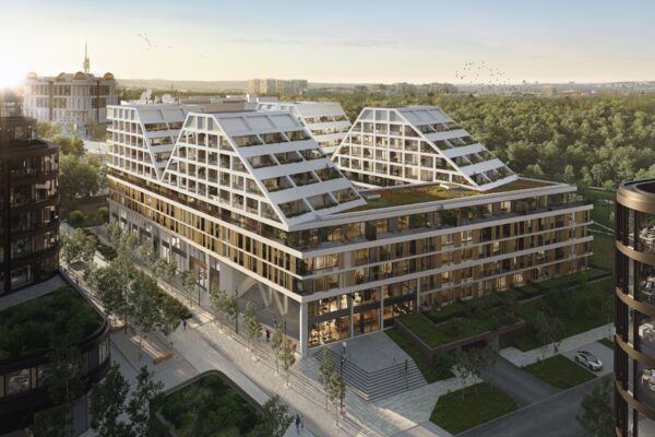 Rezidenční dům Kappa, autoři a vizualizace Ian Bryan Architects