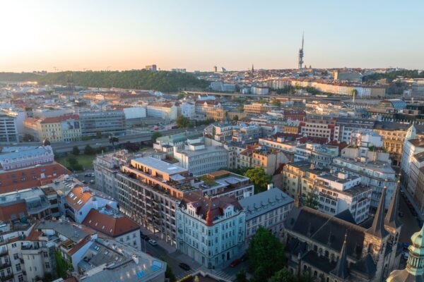 Rezidenční projekt v Petrské ulici v Praze, autoři a vizualizace Pantograph, zdroj Penta Real Estate