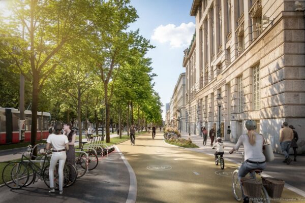 Vídeň upraví Ringstraße pro cyklisty, zdroj City of Vienna