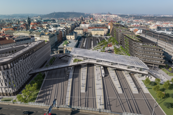 Rekonstrukce pražského Masarykova nádraží, zdroj Správa železnic