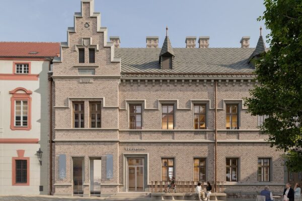 Vizualizace vzdělávacího centra Pražského hradu v Mockerových domech, autoři RDTH architekti, zdroj Pražský hrad