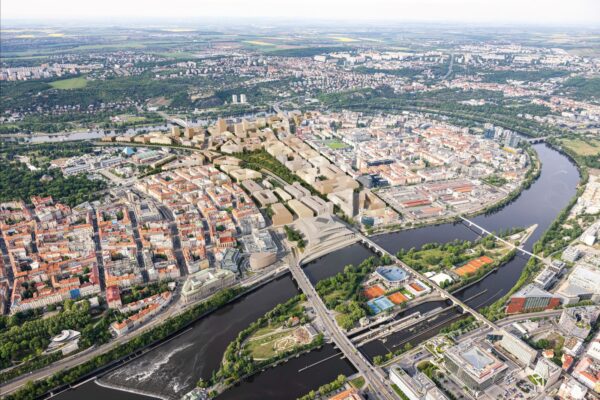Vizualizace Praha-Bubny, zdroj Penta Real Estate