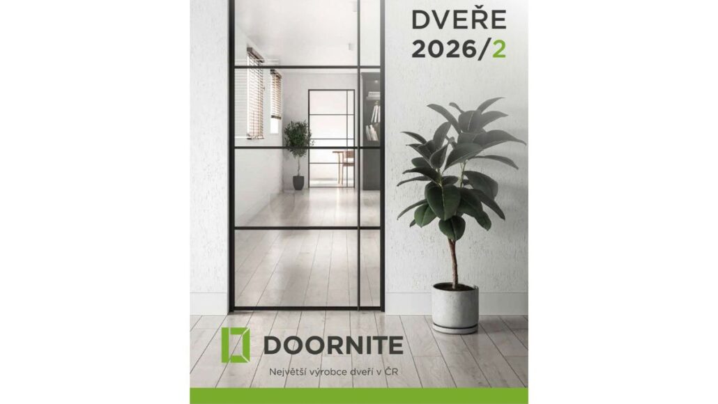 Nový katalog DOORNITE 2026/2: Dveře, povrchy, design i technická řešení