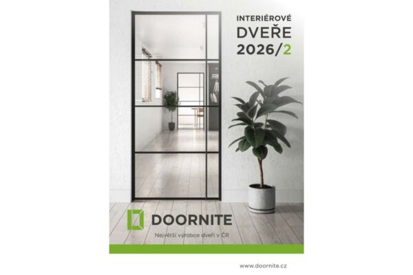 Nový katalog DOORNITE 2026/2: Dveře, povrchy, design i technická řešení