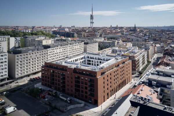 Bytový dům na Žižkově v Praze, autoři Stempel Tesař architekti, foto Filip Šlapal