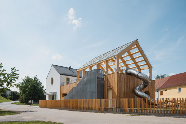 Nová obecní školka v Plané u Českých Budějovic, autoři PROAM ARCHITEKTI, foto Petr Polák Studio