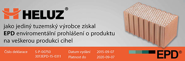 Heluz jako jediný výrobce cihel deklaruje ekologickou výrobu